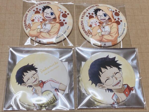 Yowamushi Pedal Onoda Sakamichi Can Badge Set F/S-M501 from japan Rare  Good con