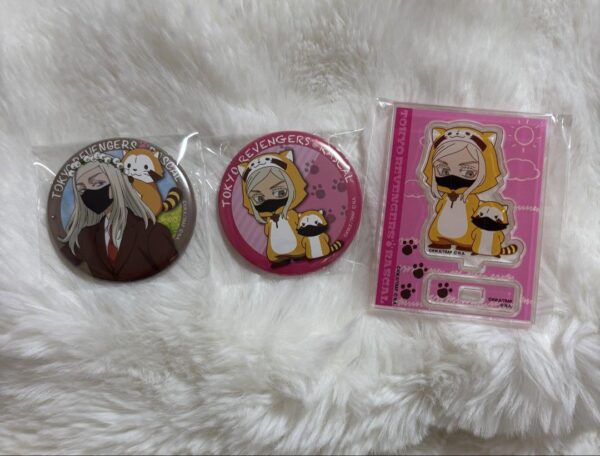 Tokyo Revengers Rascal Acrylic Stand Can Badge Sanzu Haru Chiya F/S-M501 from ja