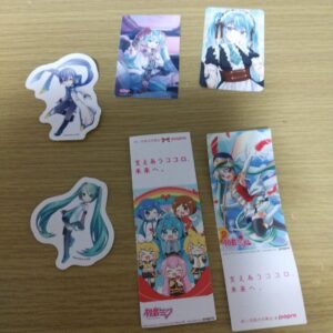 Hatsune Miku Skytown Magical Mirai Sticker F/S-M501 from japan Rare  Good condit