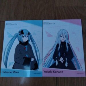 Hatsune Miku Yoizaki Kanade Clear File Set F/S-M501 from japan Rare  Good condit
