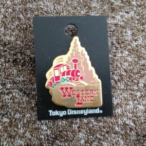 Tokyo Disneyland Pin Badge Western Land F/S-M503 from japan Rare  Good condition