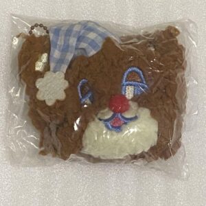 Sleepy Teddy Plush Pouch F/S-M503 from japan Rare  Good condition