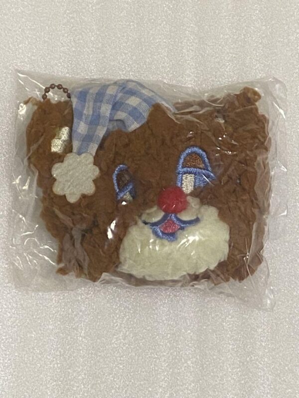 Sleepy Teddy Plush Pouch F/S-M503 from japan Rare  Good condition