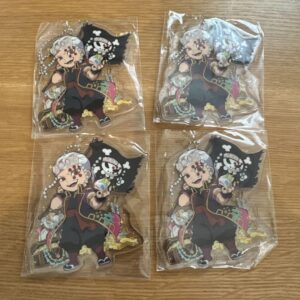 Demon Slayer: Kimetsu No Yaiba Uzui Tengen Halloween Acrylic Charm Set Of 4 F/S-