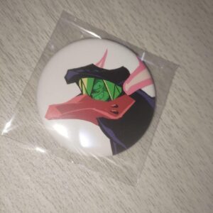 Promare 4D Can Badge Gara F/S-M501 from japan Rare  Good condition