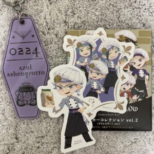 Twisted Wonderland Azul Sticker Room Key Charm Octavinel F/S-M503 from japan Rar