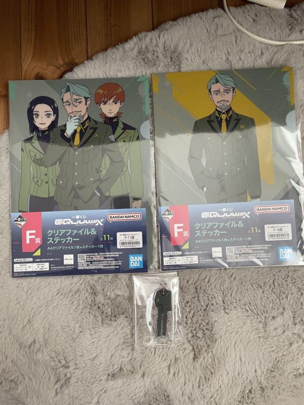 Zeke Axe Ichibankuji Sharia Bull Acrylic Stand Clear File F/S-M503 from japan Ra