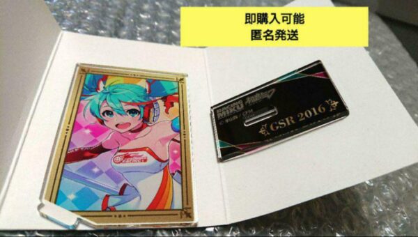 Hatsune Miku Racing Magical Mirai Acrylic Stand 3 F/S-M501 from japan Rare  Good