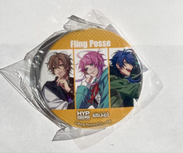 Hypnosis Microphone Can Badge Round 1 Shibuya F/S-M501 from japan Rare  Good con