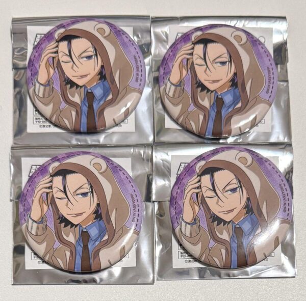 Yowamushi Pedal Agf 2024 Bear Parka Can Badge Todo Jinpachi F/S-M501 from japan