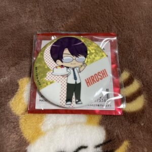 New Prince Of Tennis Can Badge Eyecatch Deformed Ver.A Yagyu Hiroshi F/S-M501 fr