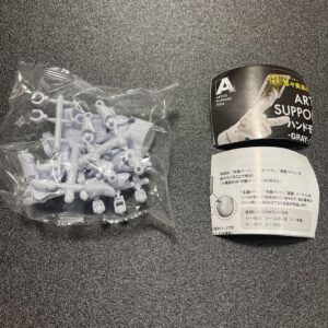 Gacha 1/2 Hand Model / R White F/S-M503 from japan Rare  Good condition