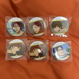 Special Edition Free -Take Your Marks- Best Scene Can Badge Matsuoka Rin F/S-M50