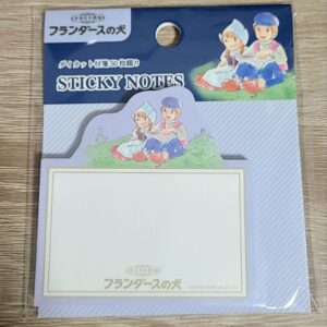 Flanders Dog Die-Cut Sticky Notes 50 F/S-M501 from japan Rare  Good condition