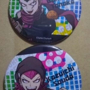 Danganronpa Can Badge Tanaka Sotoda F/S-M501 from japan Rare  Good condition