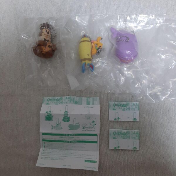 Disneyland Disneysea Gacha Capsule Toy Set Of 3 F/S-M503 from japan Rare  Good c