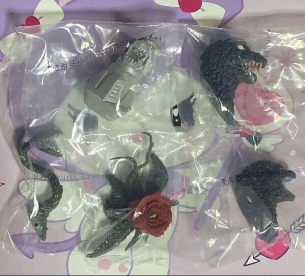 Ichibankuji Godzilla E Prize Monster Head Magnet 5-Type Set F/S-M503 from japan