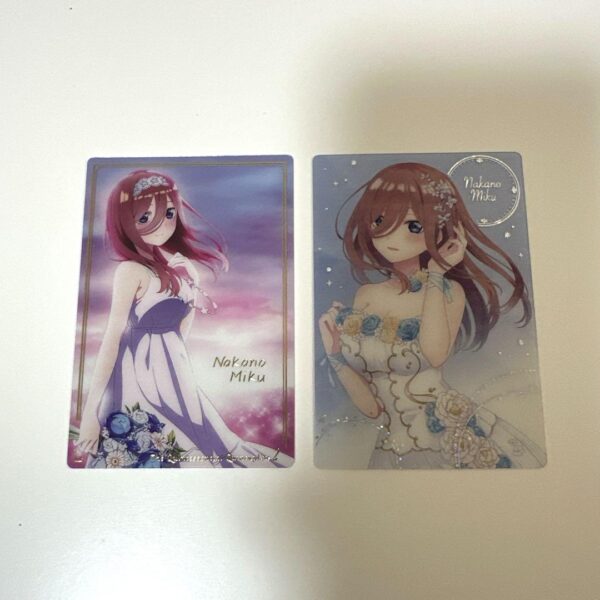 The Quintessential Quintuplets Nakano Miku Wafer Card F/S-M501 from japan Rare