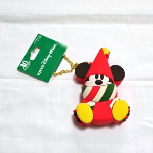 Tokyo Disney Resort Christmas Bag Charm Case With Lil Lin Rin F/S-M503 from japa