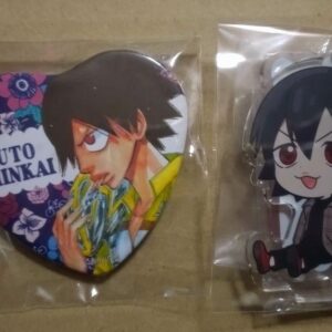 Yowamushi Pedal Yowa Can Badge Acsta Shinkai Yuto F/S-M501 from japan Rare  Good