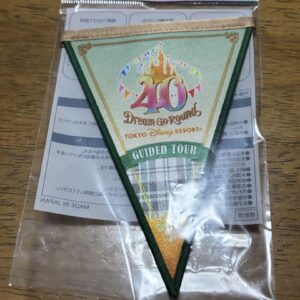 Tokyo Disney Resort 40Th Anniversary Guided Tour Garland F/S-M503 from japan Rar