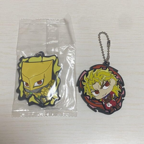 Jojo'S Bizarre Adventure The World Dio Rubber Keychain Gacha F/S-M503 from japan