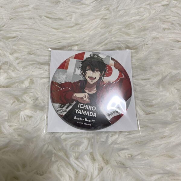 Hypnosis Microphone Yamada Ichiro Can Badge Guidebook F/S-M501 from japan Rare