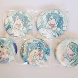 Hatsune Miku Can Badge Magical Mirai 2024 F/S-M501 from japan Rare  Good conditi