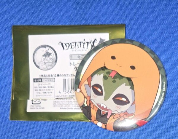 Personality 5Th Can Badge Demon Lizard F/S-M501 from japan Rare  Good condition