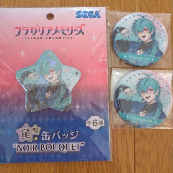 Fragalia Memories Hankyung Can Badges 3 F/S-M501 from japan Rare  Good condition