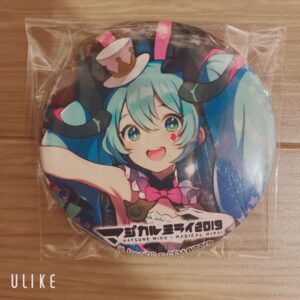Hatsune Miku Magical Mirai 2019 Can Badge F/S-M501 from japan Rare  Good conditi