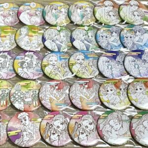 Demon Slayer: Kimetsu No Yaiba Original Art Exhibition Petit Can Badge 30 Piece