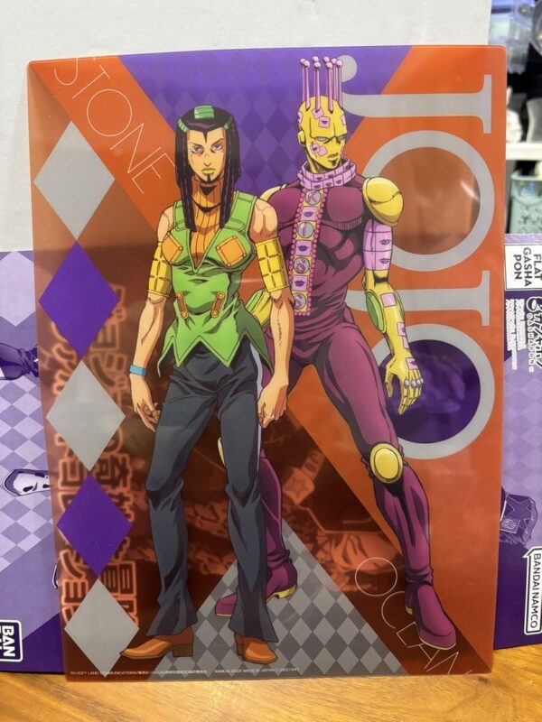 Jojo Stone Ocean Clear Board Collection 3 Hermes F/S-M503 from japan Rare  Good