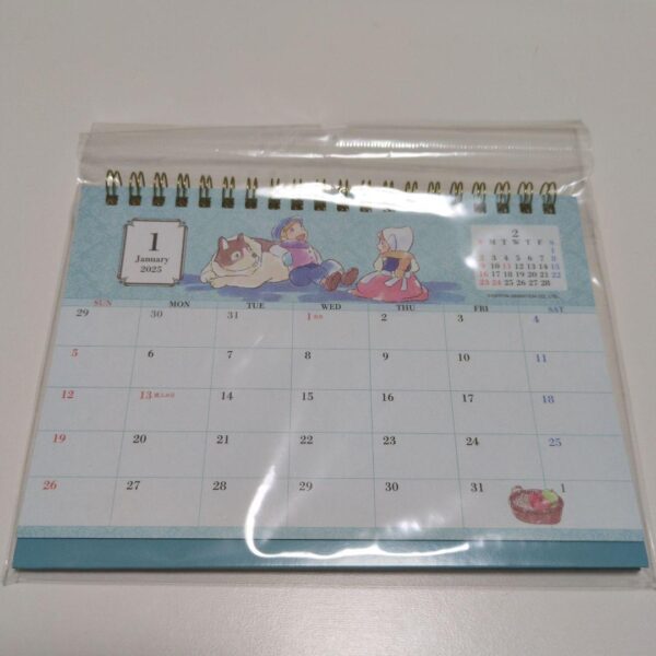 World Masterpiece Theater Flanders Dog Desk Calendar F/S-M501 from japan Rare  G