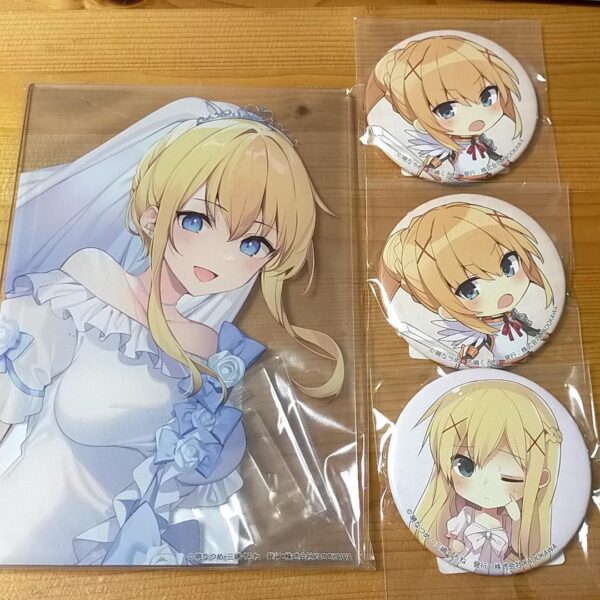 Blessings On This Wonderful World Lottery Hall Acrylic Panel Can Badge Darkness