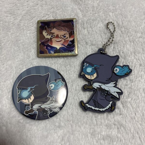 Personality V Identityv Fortune Teller Irai Can Badge Keychain F/S-M501 from jap
