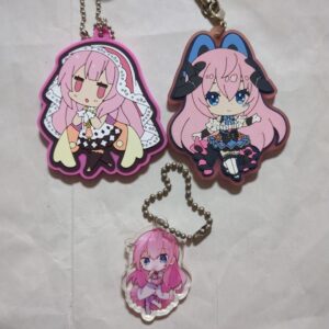 Hatsune Miku Magical Mirai Rubber Strap Megurine Luka 3-Piece Set F/S-M501 from