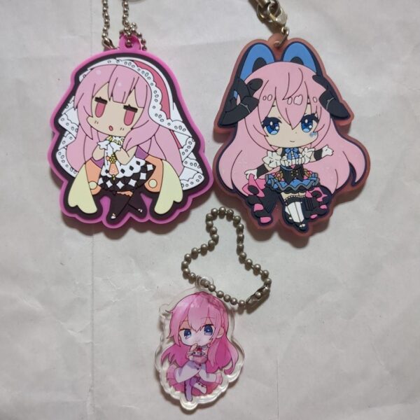 Hatsune Miku Magical Mirai Rubber Strap Megurine Luka 3-Piece Set F/S-M501 from