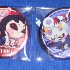 Personality 5Th Can Badge Geisha Set F/S-M501 from japan Rare  Good condition