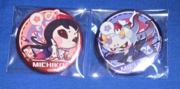 Personality 5Th Can Badge Geisha Set F/S-M501 from japan Rare  Good condition