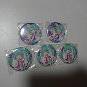 Madimirah 10Th Can Badge Set Of 5 F/S-M501 from japan Rare  Good condition
