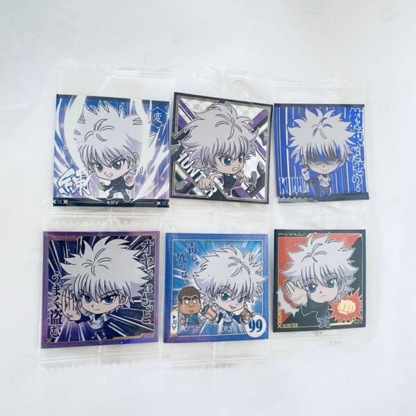 Hunter Wafer Seal Killua 6-Piece Set F/S-M501 from japan Rare  Good condition