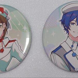 Magical Mirai 2024 Kaito Meiko Can Badge Set F/S-M501 from japan Rare  Good cond