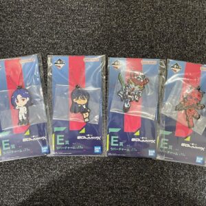 Ichibankuji Mobile Suit Gundam Zeek Axe Prize Rubber Charm 4-Piece Set F/S-M503
