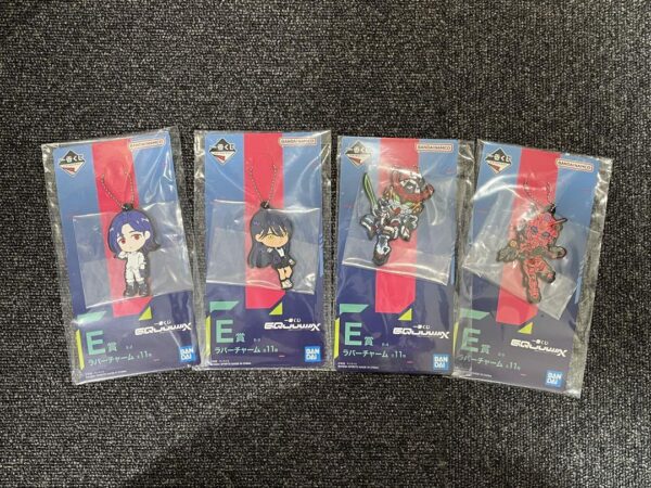 Ichibankuji Mobile Suit Gundam Zeek Axe Prize Rubber Charm 4-Piece Set F/S-M503