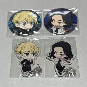 Tokyo Revengers Can Badge Acrylic Keychain Bachi Keisuke Matsuno Chifuyu Set F/S