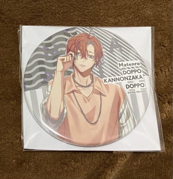 Hypnotic Matenro Kannonzaka Doppo Can Badge F/S-M501 from japan Rare  Good condi