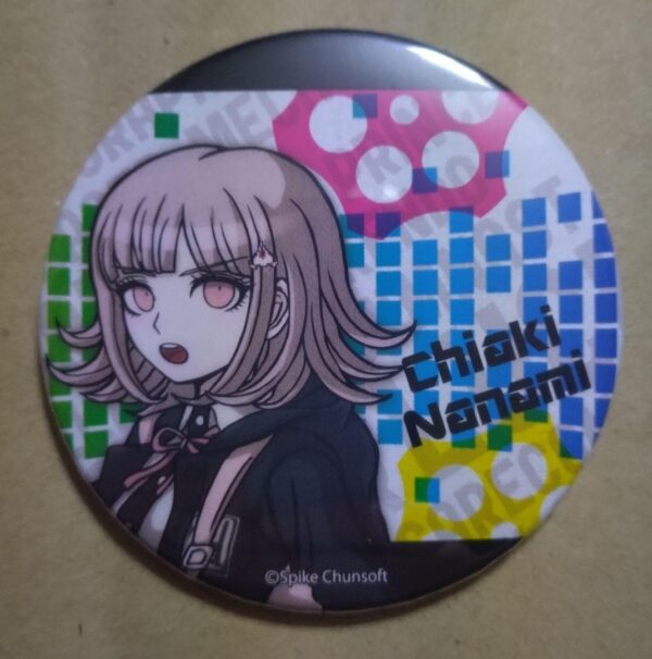Danganronpa Can Badge Nanami Chiaki F/S-M501 from japan Rare  Good condition