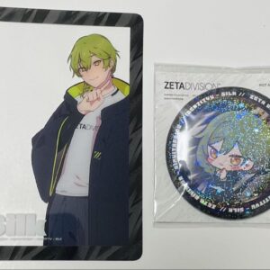 Personality 5 Zeta Division Silk Shiruku Can Badge F/S-M501 from japan Rare  Goo