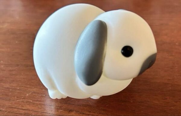Little Rabbit Light Rop Gray F/S-M503 from japan Rare  Good condition